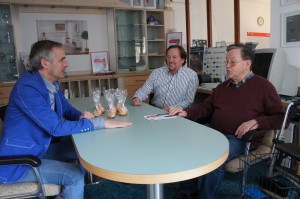 Am Firmensitz in Taubach mit dem Inhabe Olaf Schwalm und Seniorchef Hartmut Schwalm.